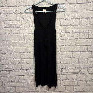 Only Glitter Y2K Black V-Neck Pleated Dress XS